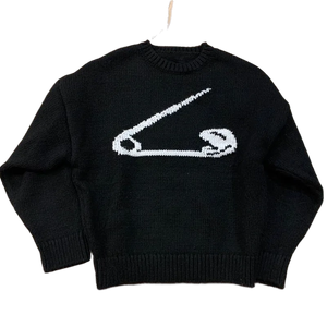 Sweater deals safety pin