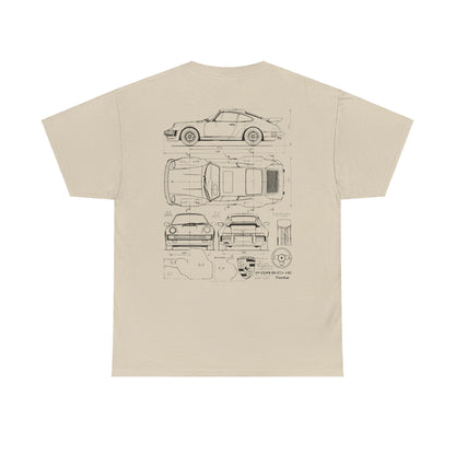 Porsche 911 GT3 Blueprint T-shirt