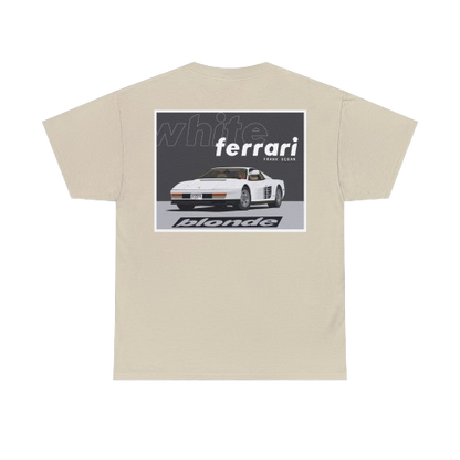 Frank Ocean BLOND WHITE FERRARI T- Shirt