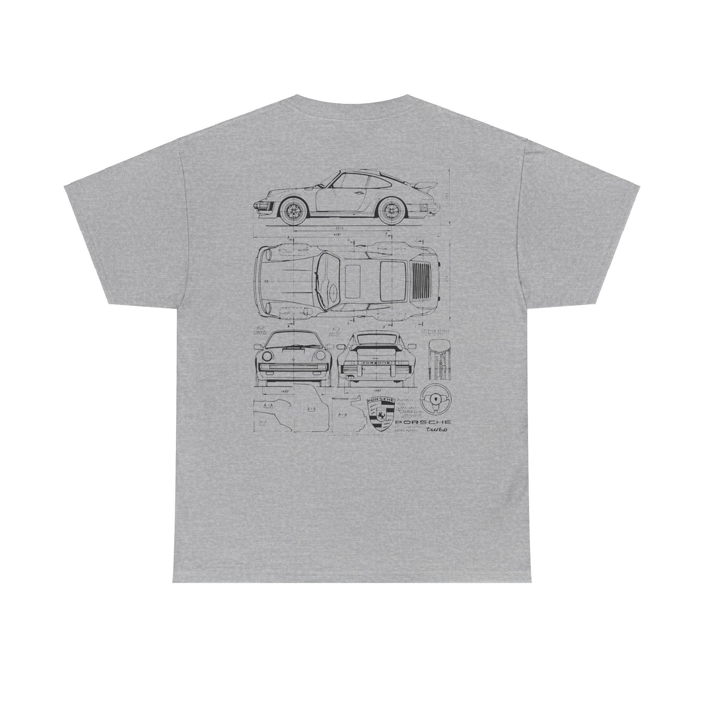 Porsche 911 GT3 Blueprint T-shirt