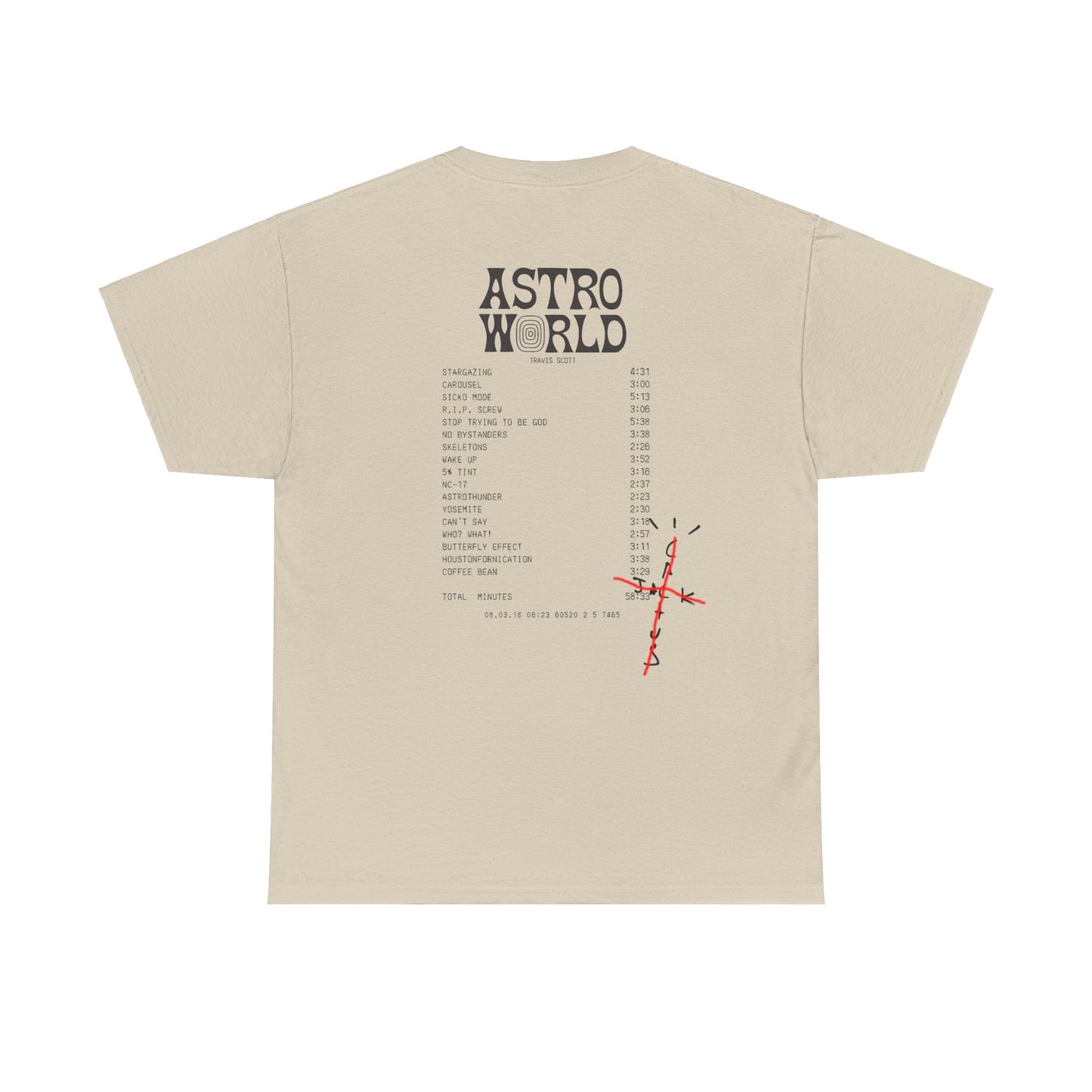 Travis Scott Astro World Album T-Shirt