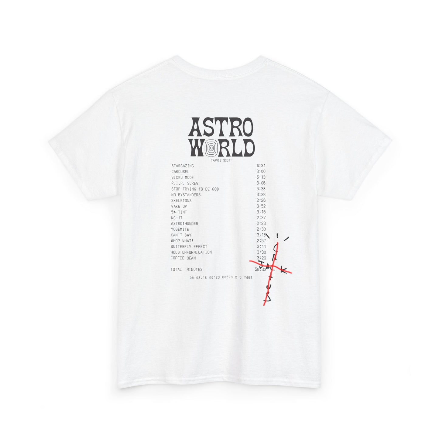 Travis Scott Astro World Album T-Shirt