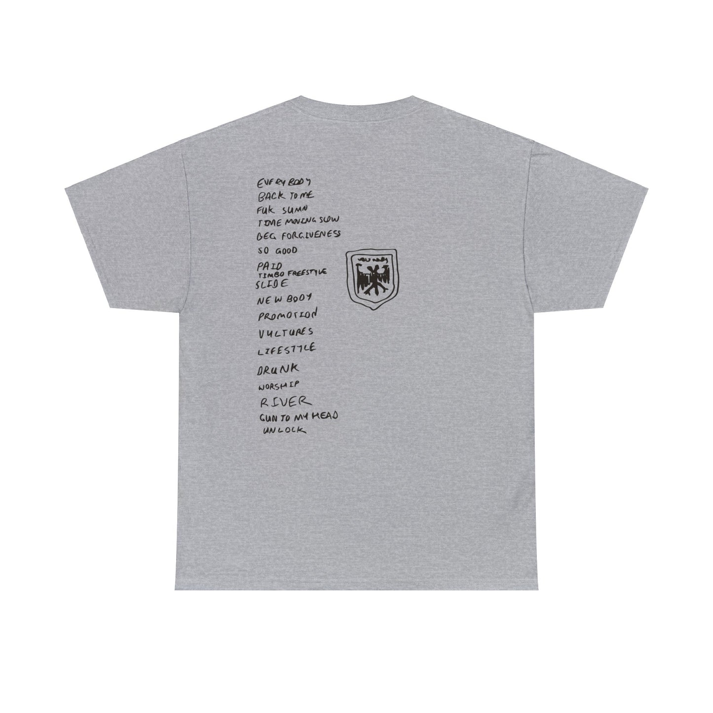 Kanye West Vultures Album Doodle t-shirt