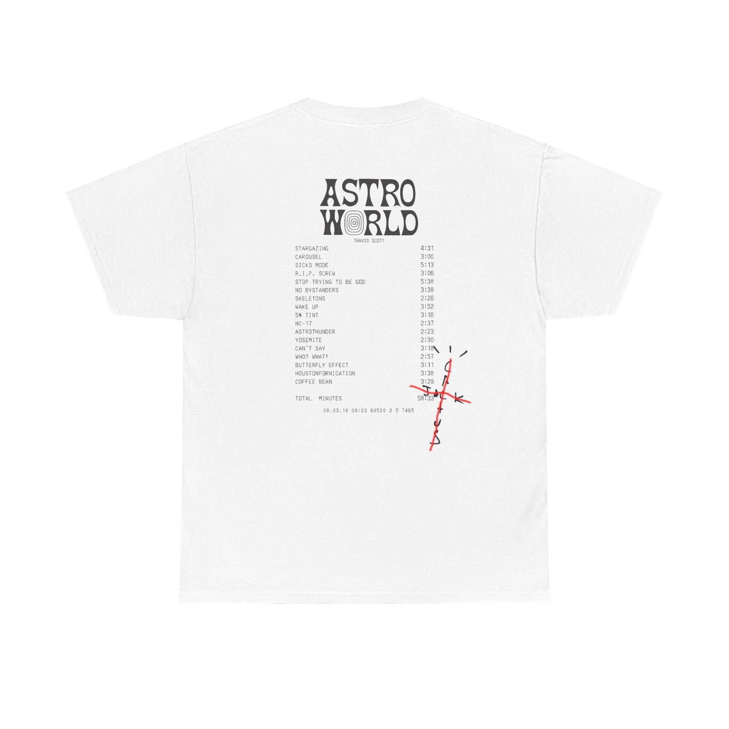 Travis Scott Astro World Album T-Shirt