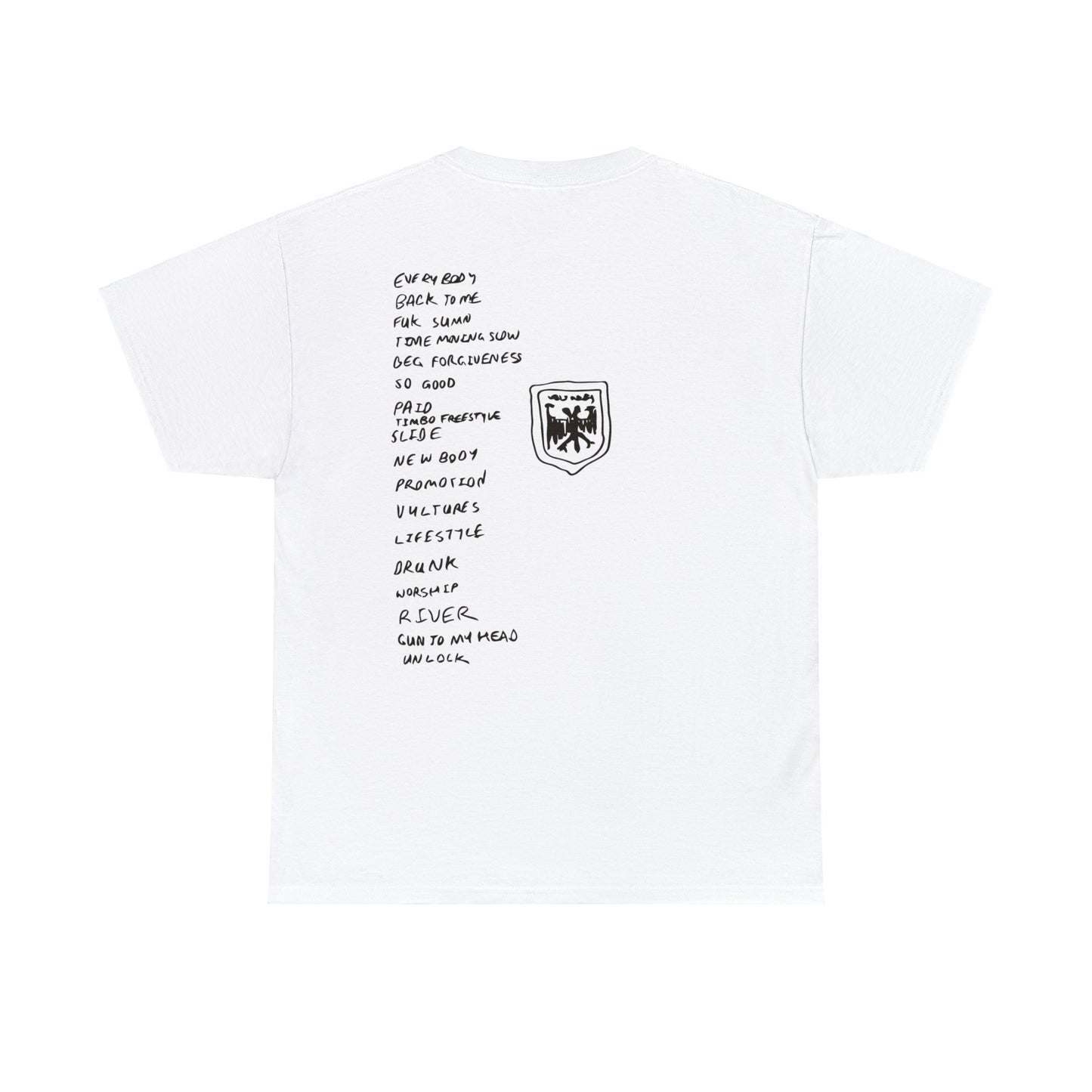 Kanye West Vultures Album Doodle t-shirt