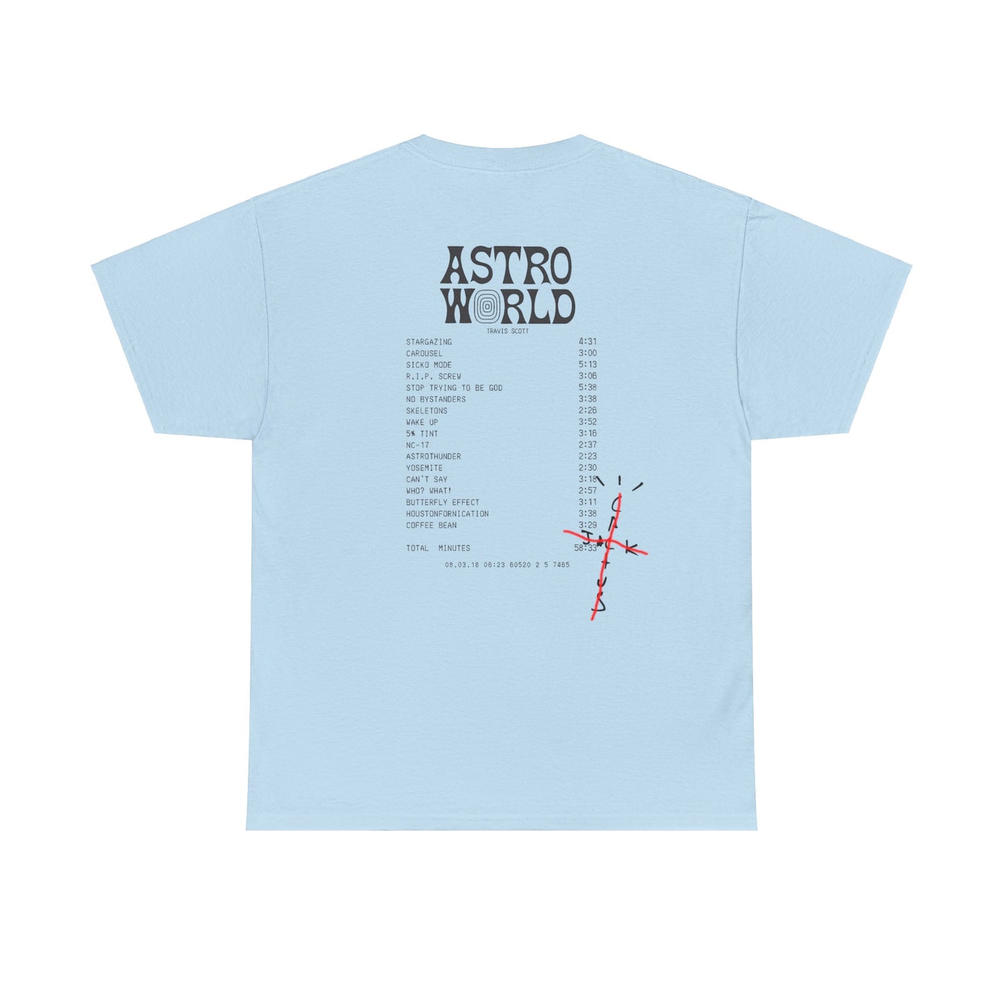 Travis Scott Astro World Album T-Shirt