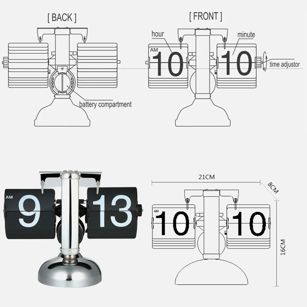 Mechanical Flip Clock