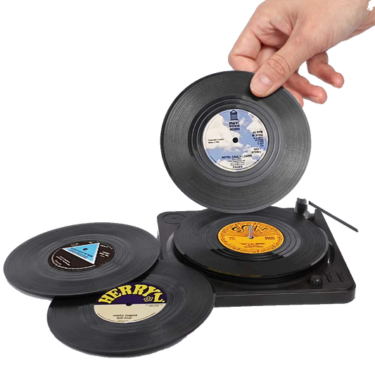 6 Vinyl Coasters