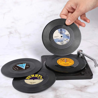 6 Vinyl Coasters