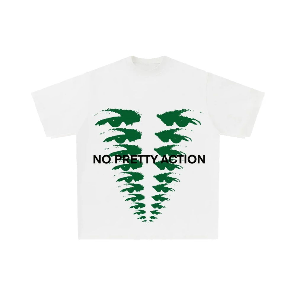 NO Pretty Action Graphic Tee