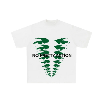 NO Pretty Action Graphic Tee