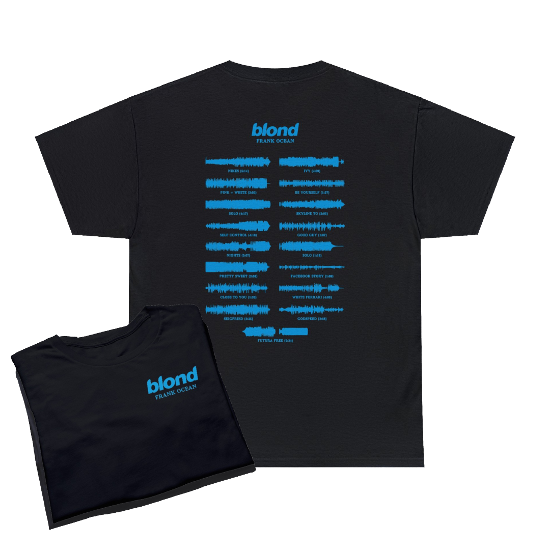 Frank Ocean BLOND album WAVEFORM t-shirt