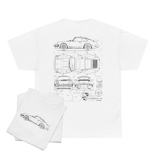 Porsche 911 GT3 Blueprint T-shirt