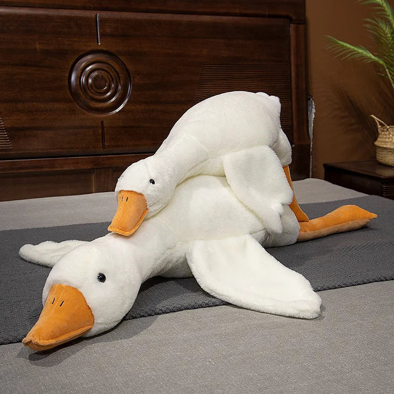 Large Fluffy Duck Plush