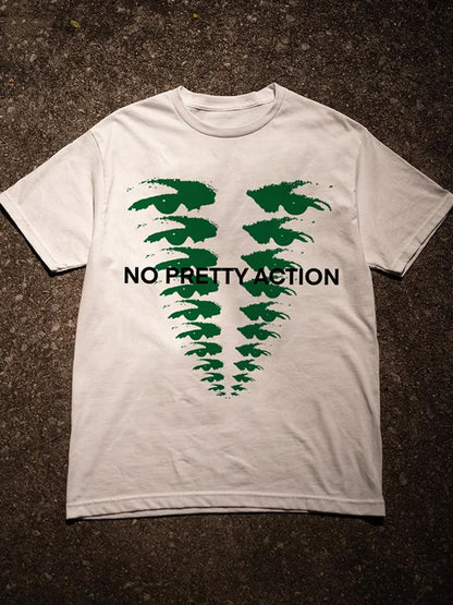 NO Pretty Action Graphic Tee