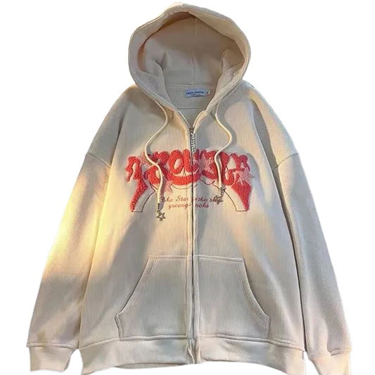 Retro Embroided Hoodies