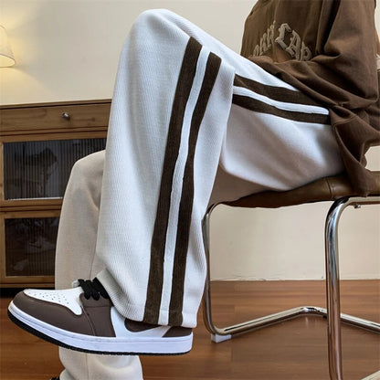 Baggy Striped Sweatpants