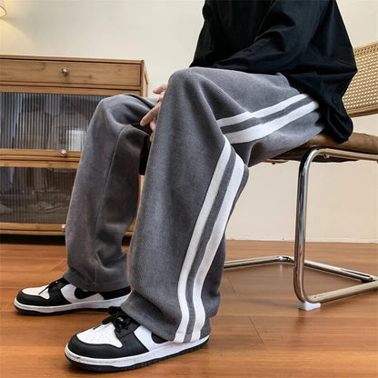 Baggy Striped Sweatpants