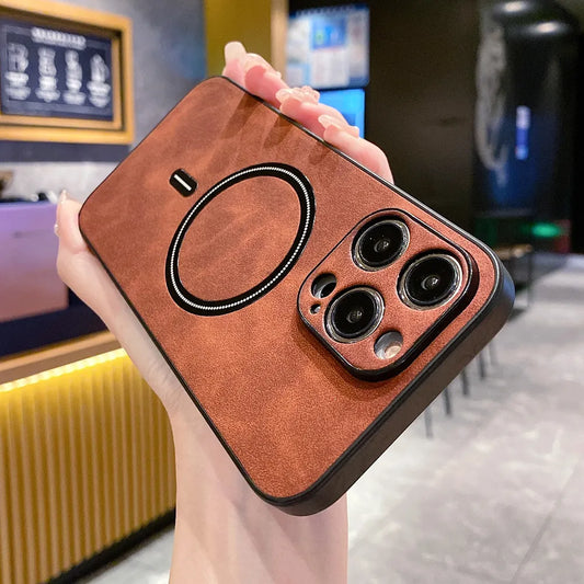 Magnetic Soft leather Phone Case