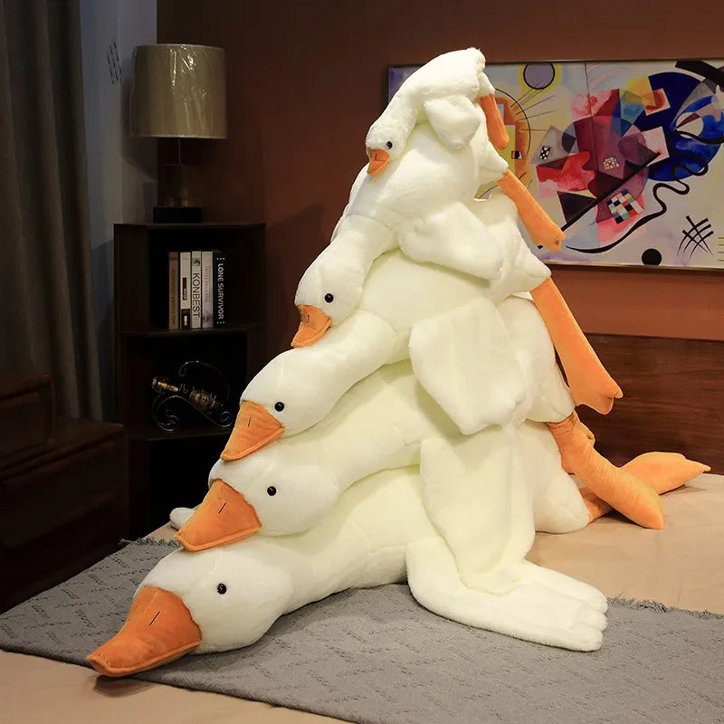 Large Fluffy Duck Plush