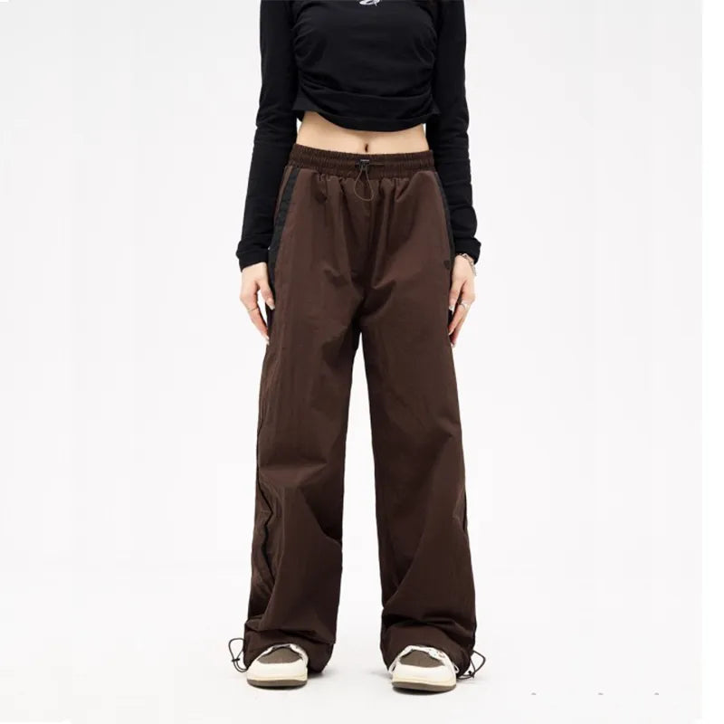 Piping Wide Leg Joggers