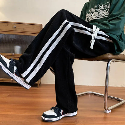 Baggy Striped Sweatpants