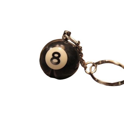 Billiard Ball Keychain