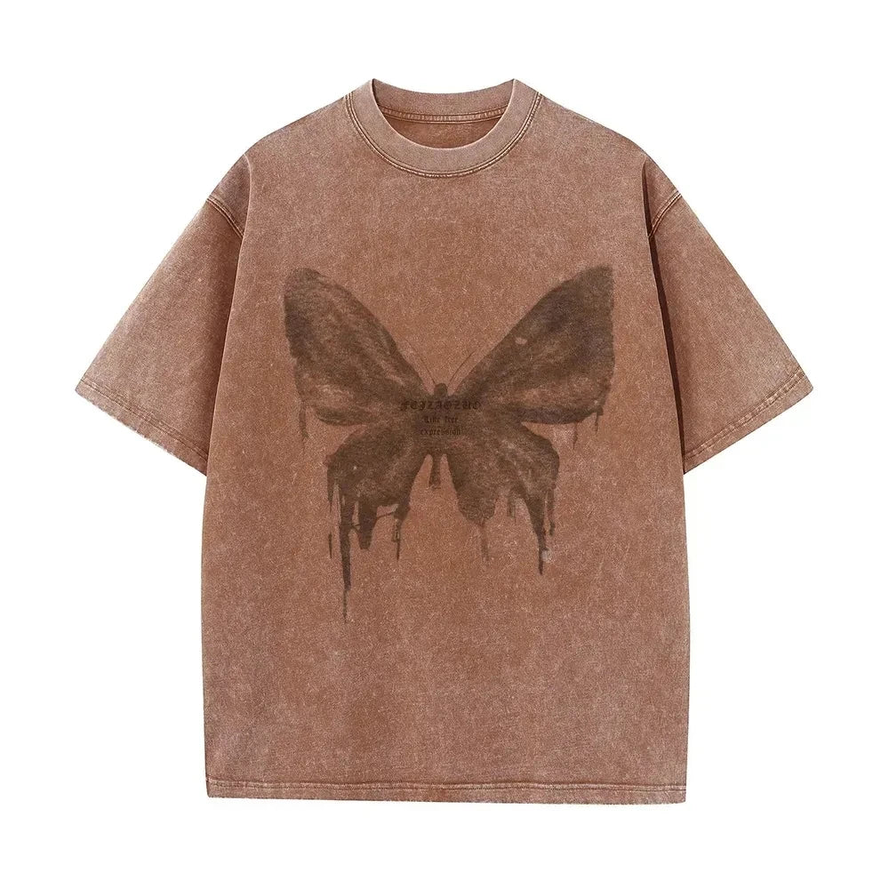 Washed Butterfly Tee