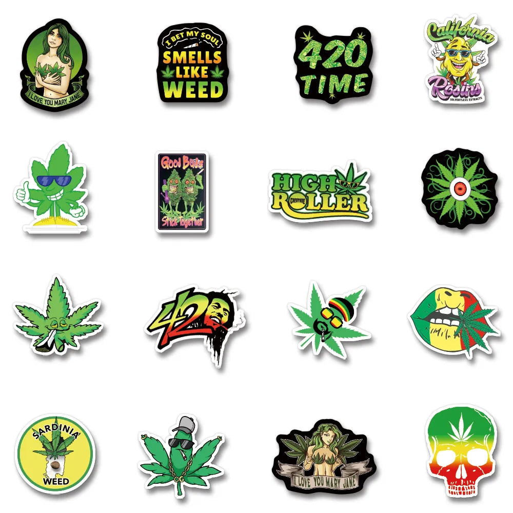 Weed/Cannabis Stickers