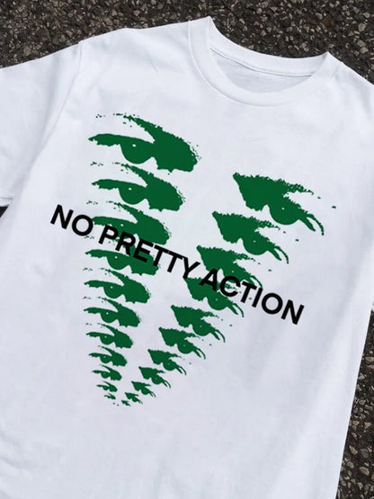 NO Pretty Action Graphic Tee