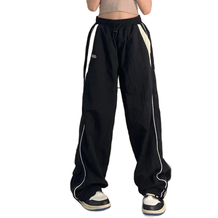 Piping Wide Leg Joggers